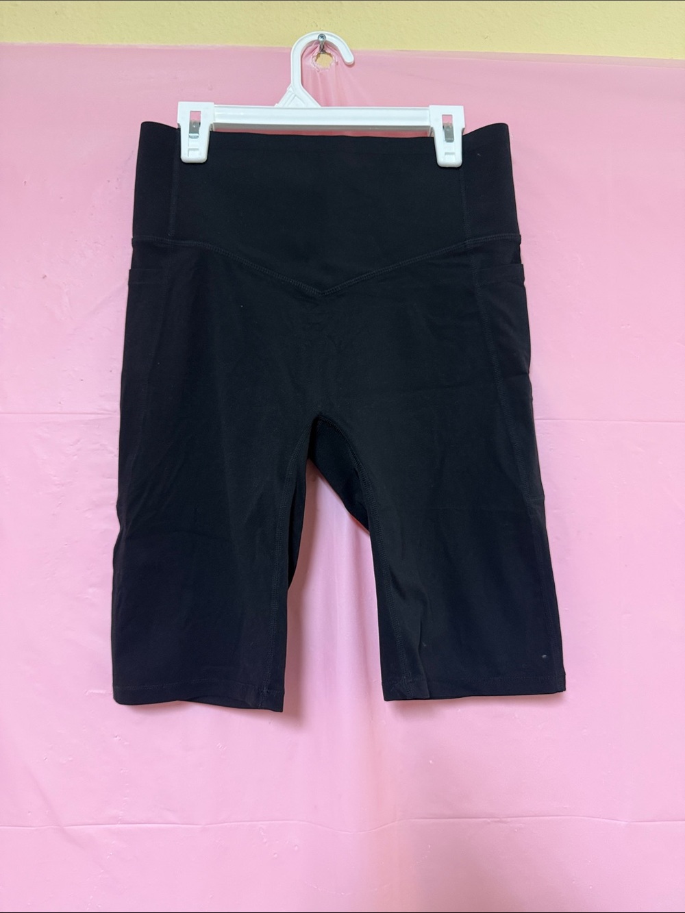 HALARA Black High-Waist Bike Shorts
